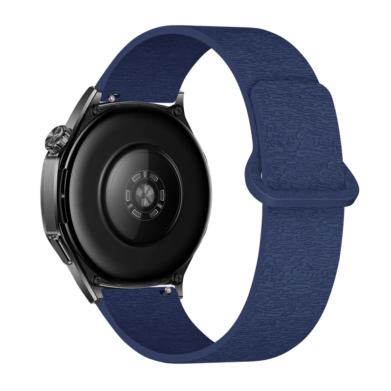 适用华为GT4/gt5/watch5三星watch4运动风木纹软磁硅胶磁吸手表带|undefined