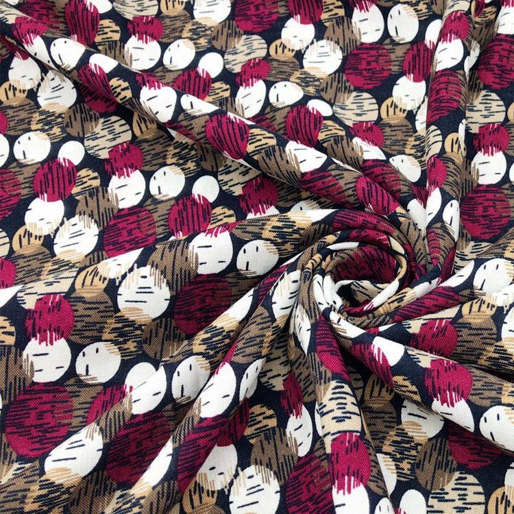 Diseño mayorista 45s silk impresión viscose tela de rayon