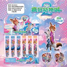 新款疯狂动物城卡通动漫盲盒笔ST尖速干学生练字按动中性笔黑色