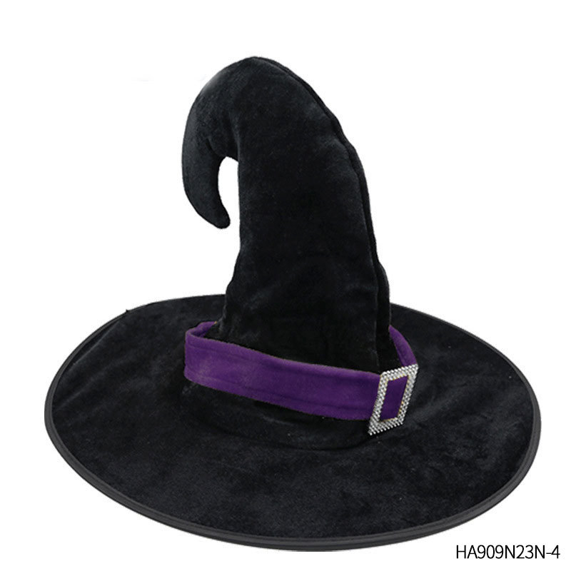 Fiesta de vacaciones Suministros de fiesta Sombrero de bruja de Halloween Sombrero de bruja Sombrero de bruja Accesorios de disfraces de maquillaje