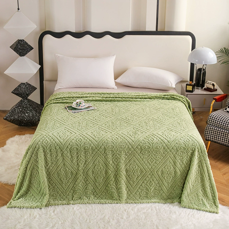Внешняя торговля Башня Фукс одеяло Трансграничные жаккардовые одеяла Fleet одеяло коралловый бархат теплое одеяло простыни фабрики оптом