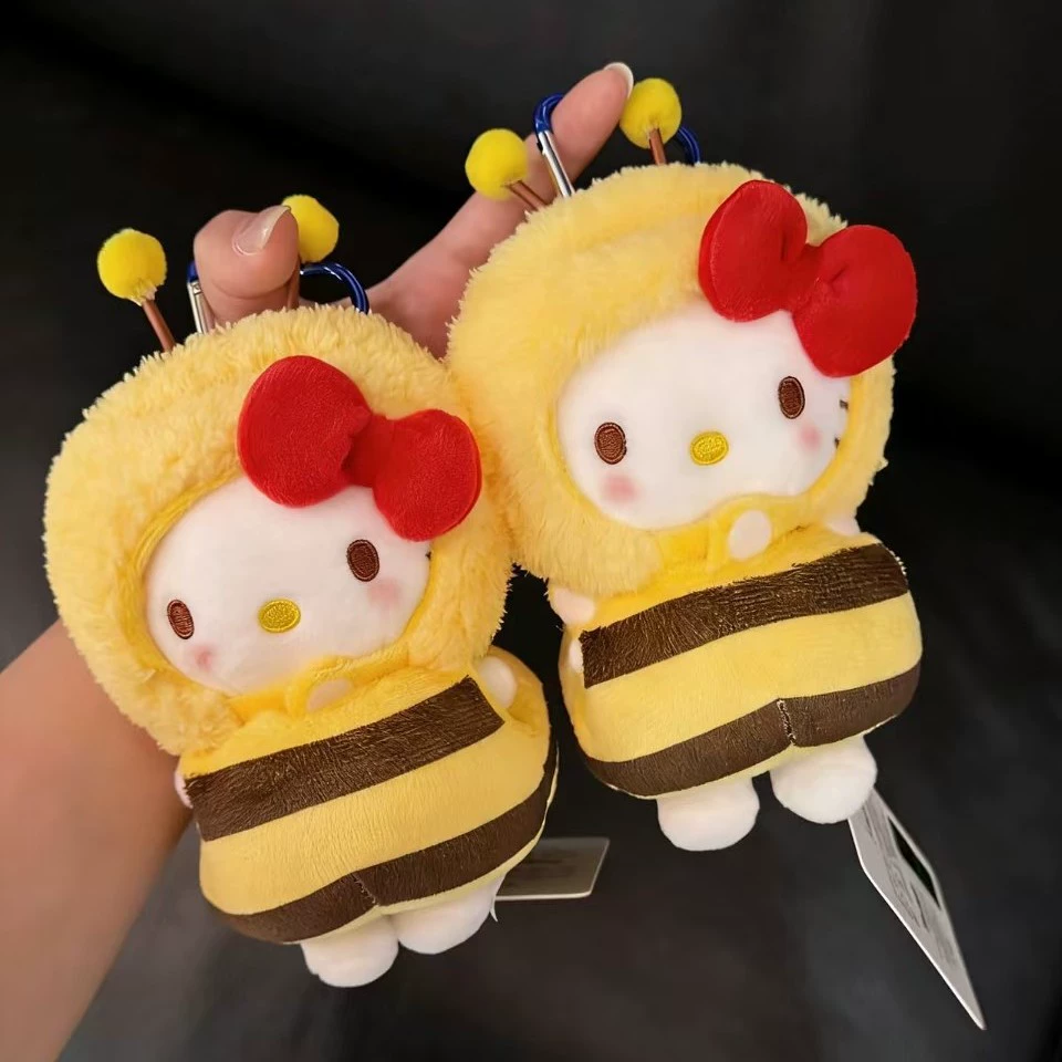 Hello Kitty, подлинная мультяшная плюшевая кукла, подвеска, брелок