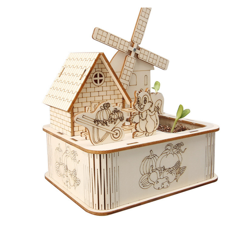 Experimento de ciencia para niños Tecnología pequeña producción hecha a mano DIY estudiantes de escuela primaria ciencia y educación frontera material paquete al por mayor