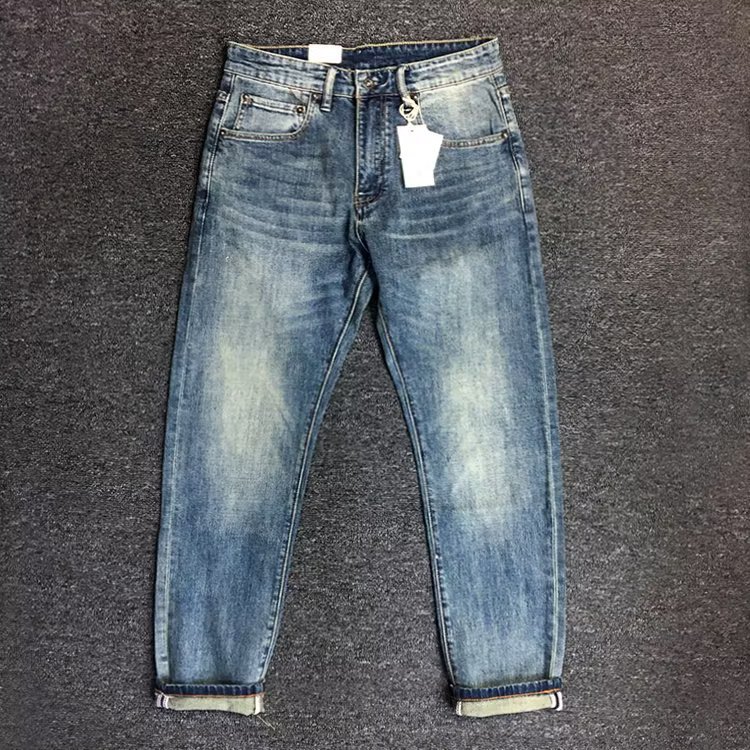 El otoño y el Invierno de los nuevos hombres stretch skinny jeans estilo Coreano Pantalones slim fit versátiles Casuales