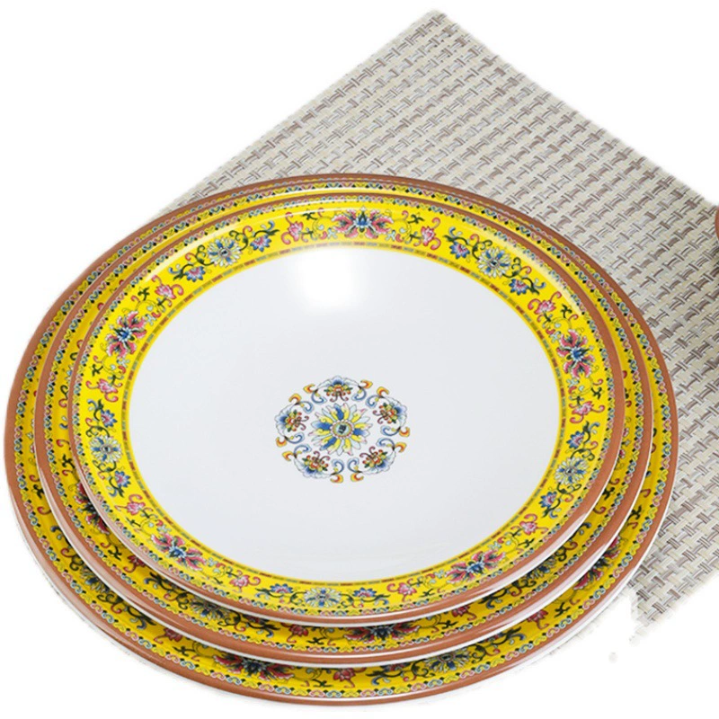 Creative plastic tableware for hotel, set, Chinese style