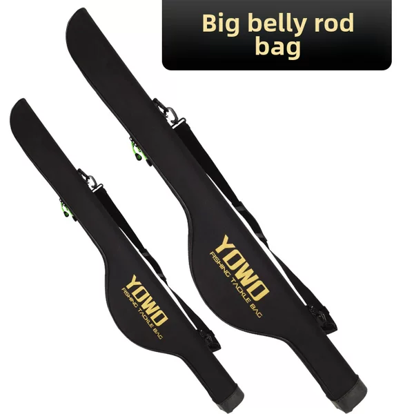 Factory wholesale belly fishing rod bag road Asian rod bag simple fishing rod bag 120CM130CM extended hard shell fishing gear bag