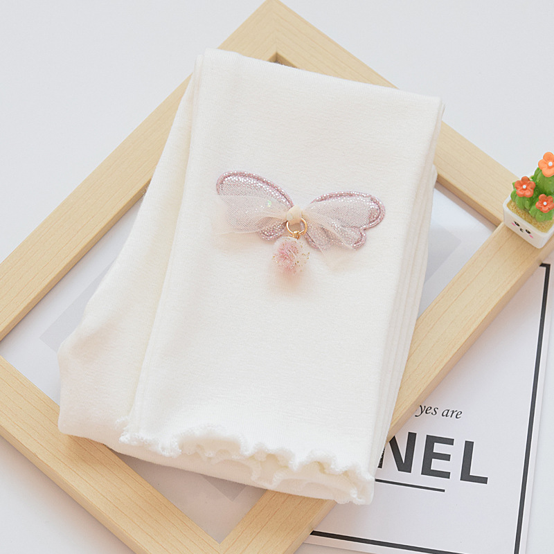 Polainas de las niñas de primavera y otoño Delgado desgaste exterior estilo occidental pantalones de los niños de primavera nuevos bebés de algodón pantalones largos