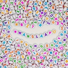 2025 新しいクロスボーダードロップシッピングアクリルレタービーズクロスボーダードロップシッピング