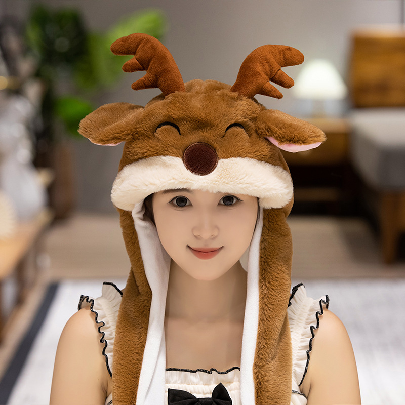 Autumn&Winter Season Women's Classic Style Color Block Eaveless Beanie Hat