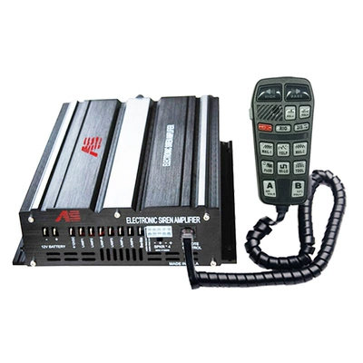 800W Wired Siren Amplifier for Cars, 12V Car Alarm, High-Pitched Speaker, Model A8R9-2 (Car horn/tweeter)