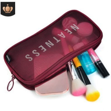 Органайзер bag travel pouch, дышащая сетка сверху, молния, маленький/средний/большой, мультицвет