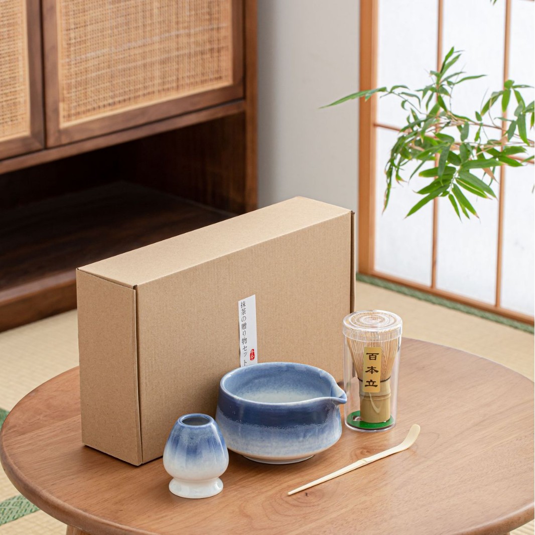 Caixa de regalo de estilo japonés de la dinastía Song, set de herramientas para ordenar té Matcha Matcha