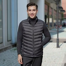 外贸秋冬男士马甲男防寒立领爸爸大码轻便棉外套男式保暖背心