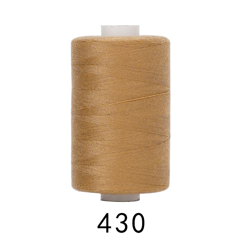 1000 yardas de hilo de poliéster de alta velocidad combinación de colores hogar hilo de coser mano hilo pequeño hilo fino dos hilos 402 hilo de coser