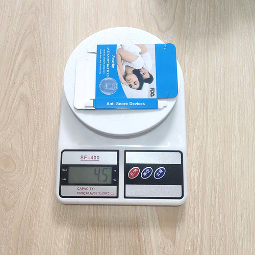 A large number of anti-snoring devices individually packaged in color boxes, 300g white cards, factory direct sales, available now