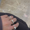 Advanced fashionable ring, silver 925 sample, high-quality style, wholesale