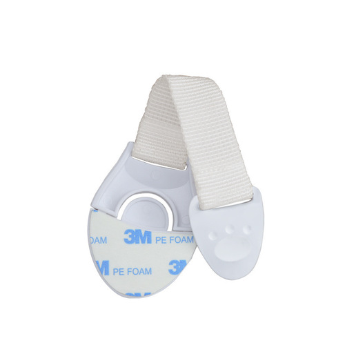 Baby Multifunctional Fabric Belt Lock Infant Safety Lock Children Hook Lock Drawer Plastic Toilet Lock Cabinet Door Refrigerator Lock