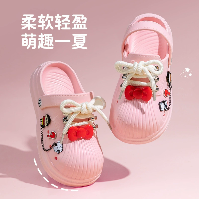 2025 Летняя новая мода детская пещерная обувь для женщин на улице