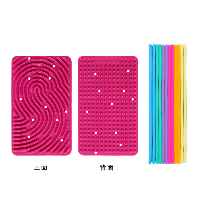 跨境爆款Fidget Toys感官活动板益智解减压焦虑训练硅胶感官玩具|undefined