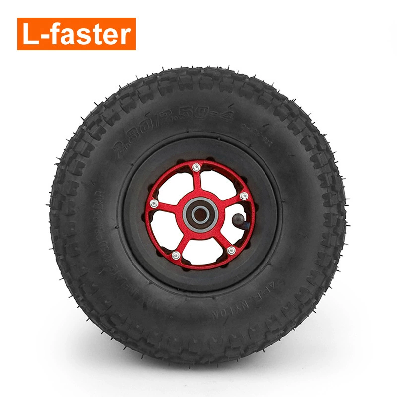 2.80 / 2.50-4 колесо сиденья надувное колесо с внутренней трукой 9 дюймов пневматические шины сплав полые колеса 8-10 мм