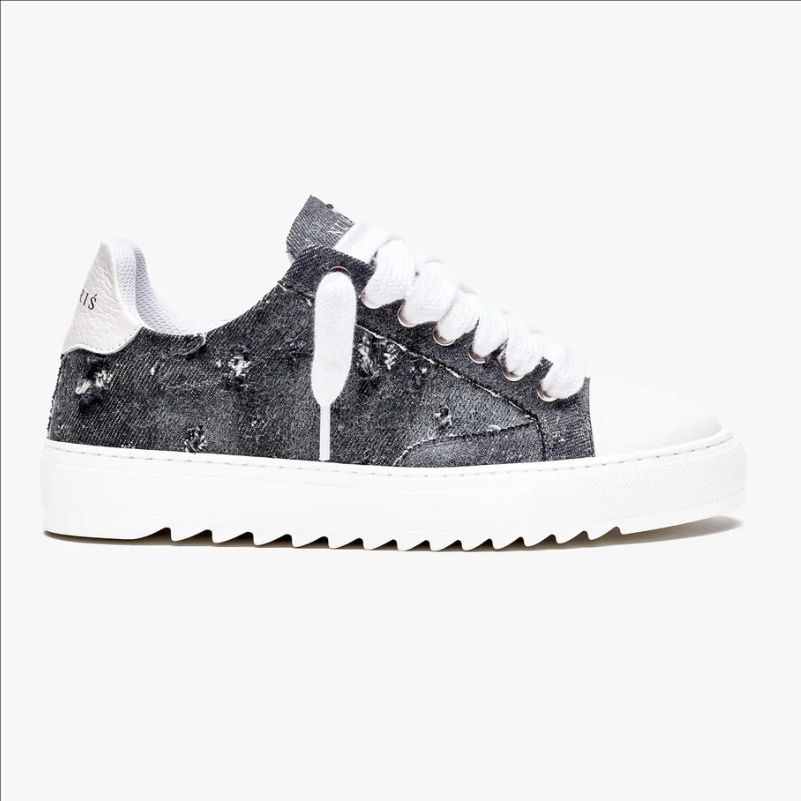 Baskets montantes unisexes à plateforme Numeris, chaussures en toile classiques et polyvalentes pour hommes_voghion.com