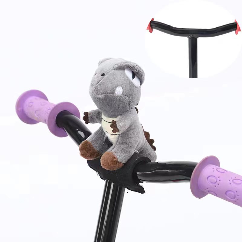 Cubierta protectora de la manija del coche del equilibrio de los niños deslizante mountain bike protección del pecho equipo protector anticolisión cubierta de la manija de goma muñeca