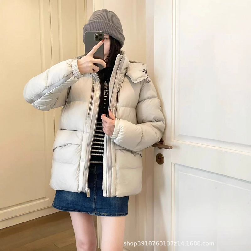 High Version m Brand Alyx Song Qian Same Style Detachable Hooded down Jacket Women's Warm down Coat