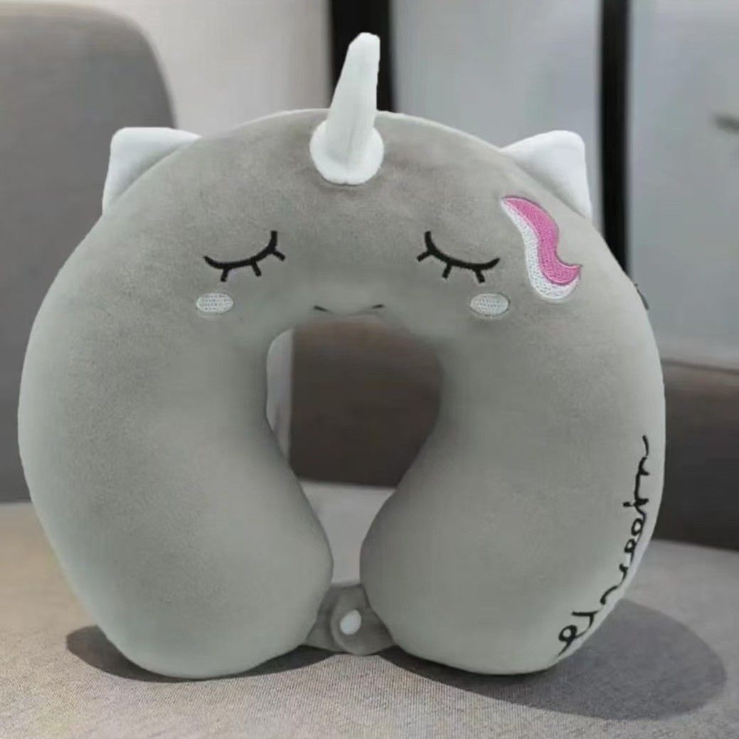 Almohada de Cuello en Forma de U de Espuma Viscoelástica para Viajes y Oficina image 20