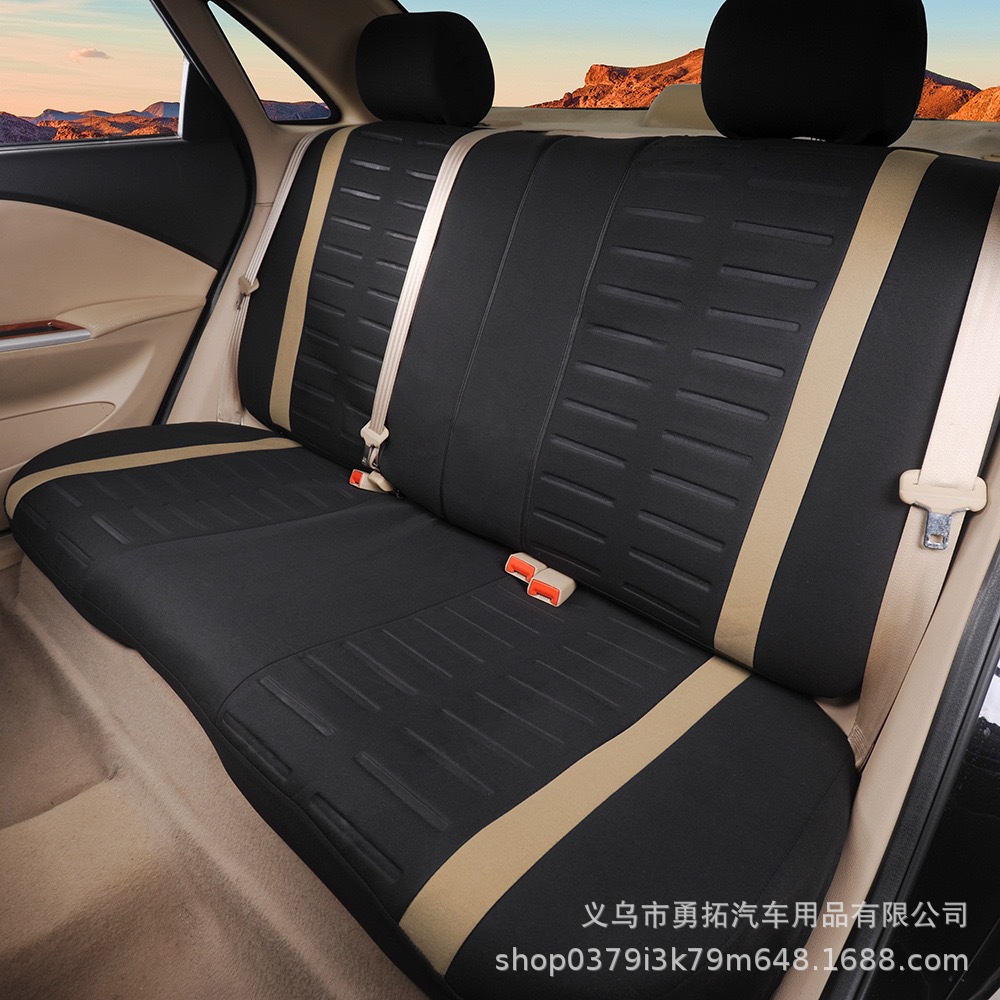 Cross-Border Best-Selling 3D Fine Stripe Press-Fit Universal Car Seat Covers Amazon Temu Meike Duo Europe, America, Russia