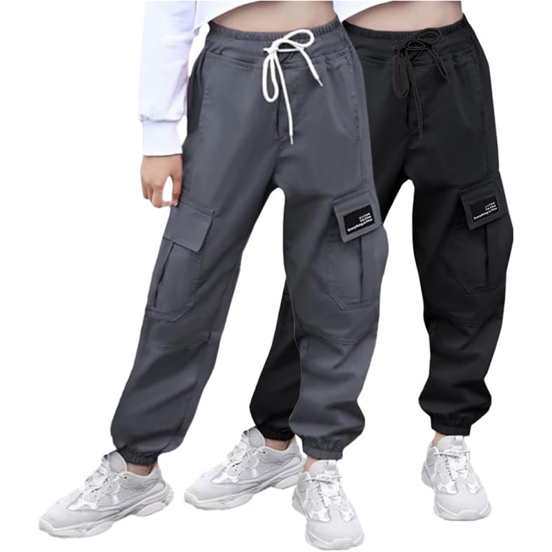 Pantalones Cargo con Puño para Mujer de Algodón con Cintura Elástica image 23