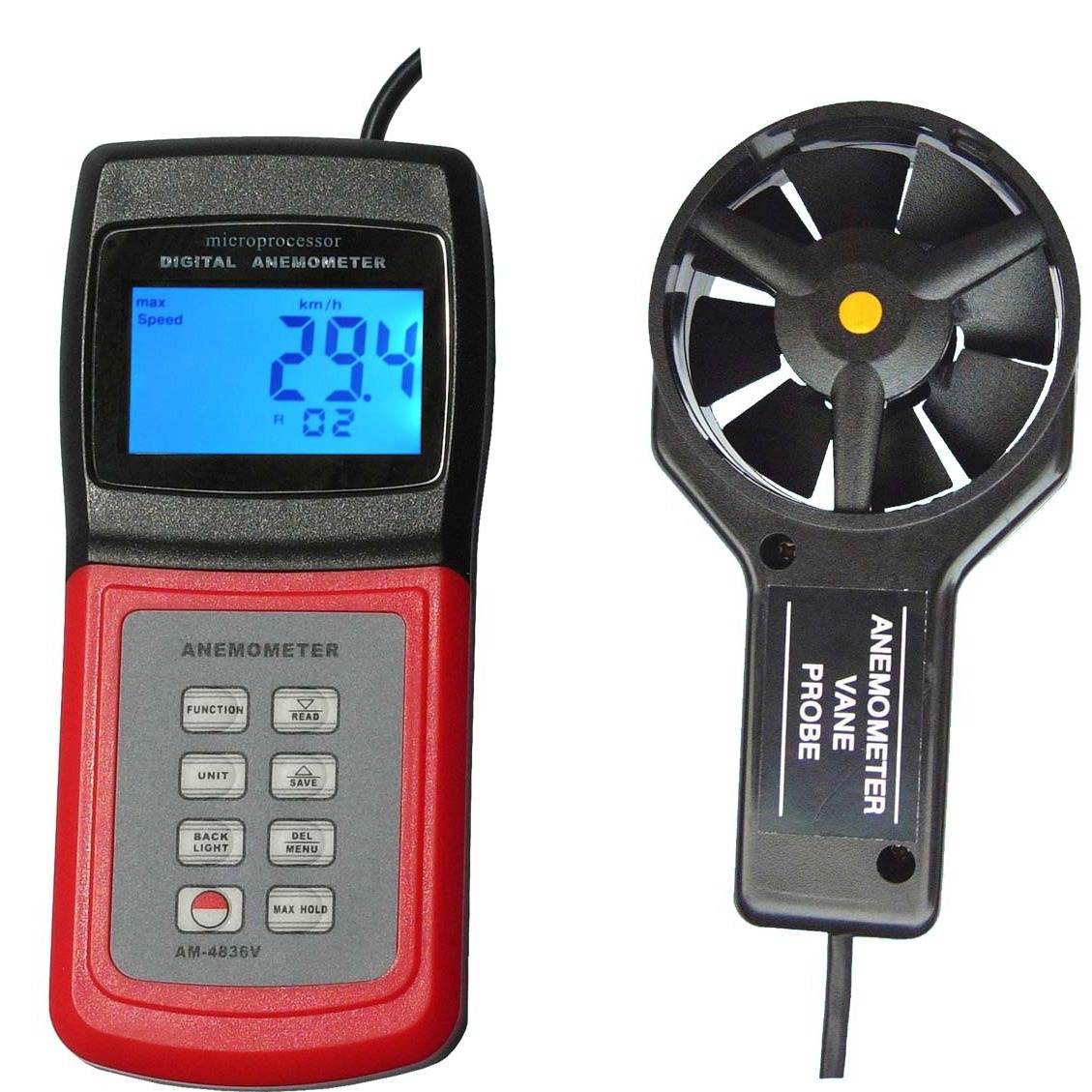 手持式风速仪,风速测量仪,0.4-30米/秒 AM4836V