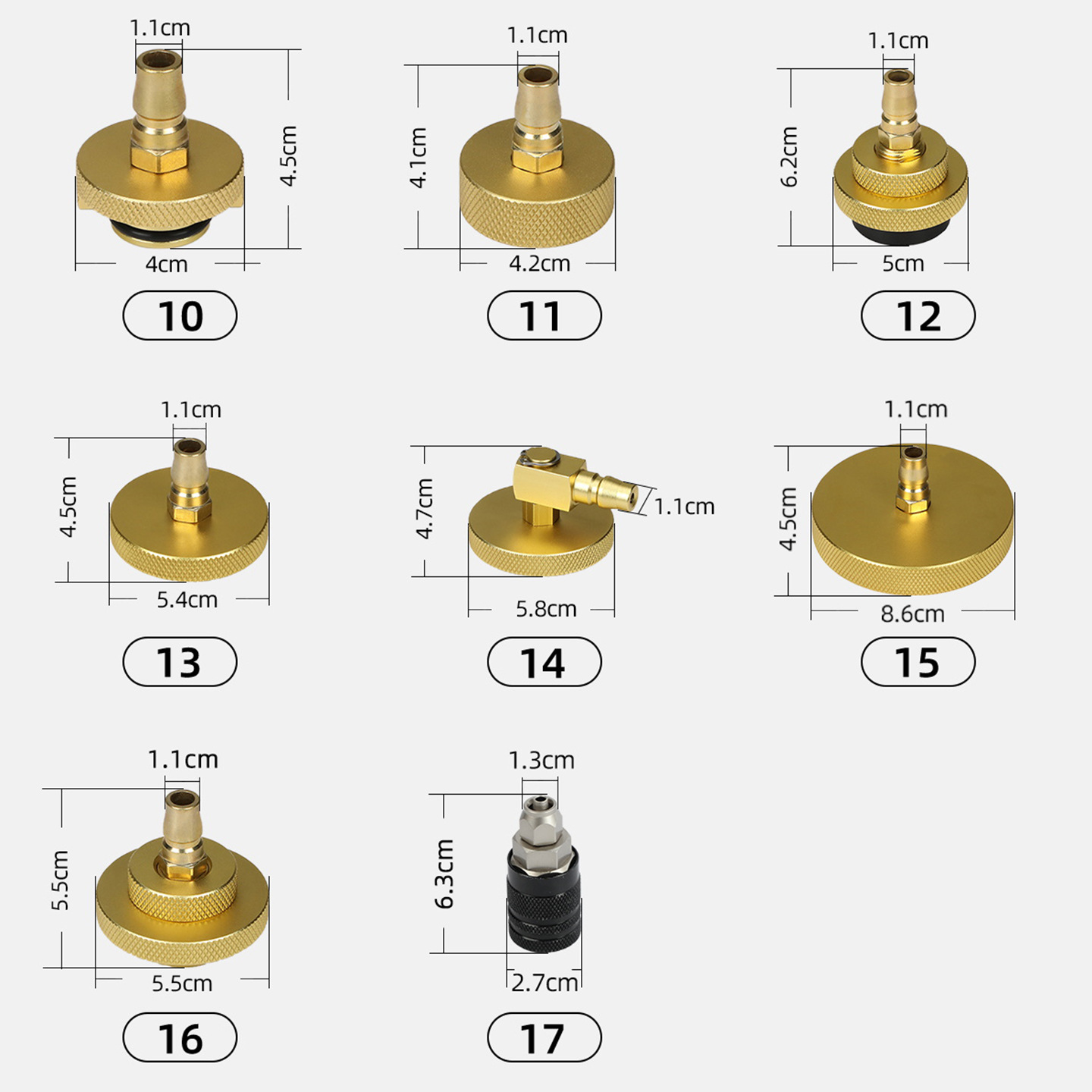 Conector para Cambiador de Líquido de Frenos para Mantenimiento Automotriz image 3
