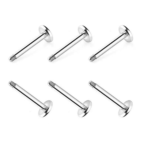 universal changeable lip piercing stainless steel