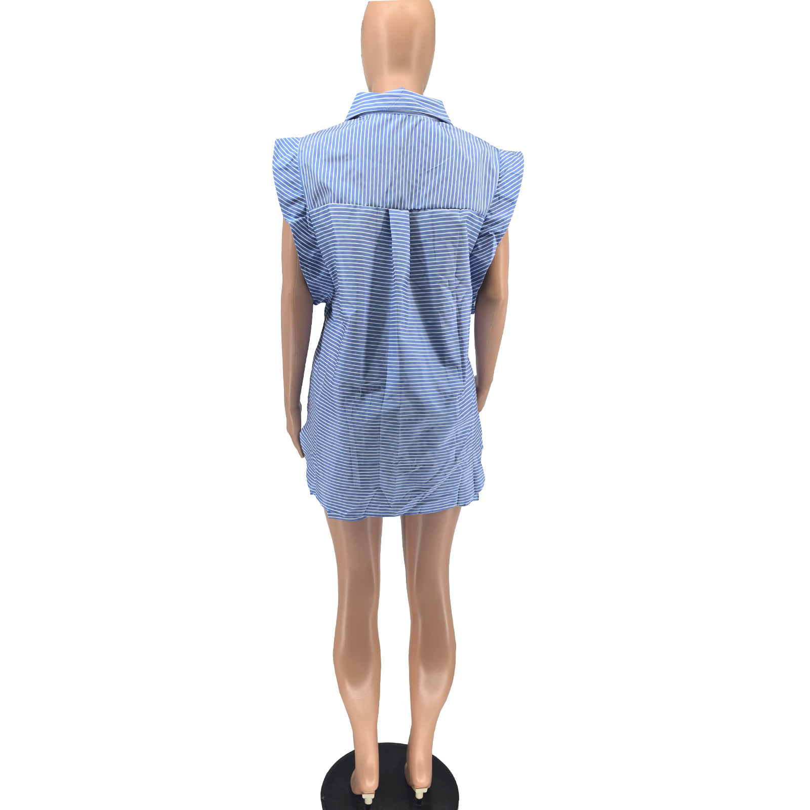 Täglich Frau Einfacher Stil Streifen Polyester Drucken Streifen Hosen-Sets Shorts-Sets display picture 15