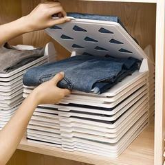 服の収納服のズボンの折り畳み板の分類シャツの収納棚の怠け者の折り畳み板の半袖