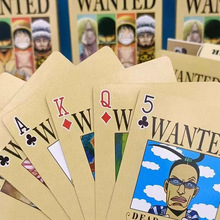 海贼王趣味休闲娱乐扑克牌周边路飞索隆乔巴漫画动画二次元硬纸牌