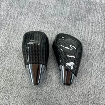 Real carbon fiber gear shift Sürətlər qutusu və əl tormozu başlıqları