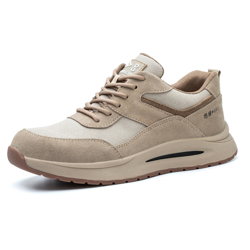 Zapatos de protección laboral transfronteriza de los hombres anti-Smashing anti-perforación de acero aislamiento de la cabeza sitio de trabajo viejo protección transpirable desodorante cómodo fábrica al por mayor