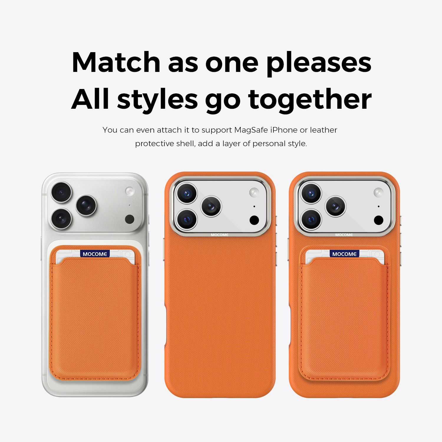Ốp lưng từ tính iPhone 11-16 Pro Max chất liệu vải công nghệ MagSafe chống sốc — Cam【Ví thẻ】, Xanh dương【Ví thẻ】, Đen【Ví thẻ】, Xanh lá【Ví thẻ】 chi tiết 35