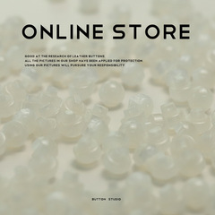 MOSN 珠光白色紐扣時尚小眾設計感樹脂扣子女針織開衫襯衣袖領扣