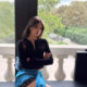 Blumarin * Niche Design French High-end Socialite Lace Embroidery Waffle Hook Cardigan Women