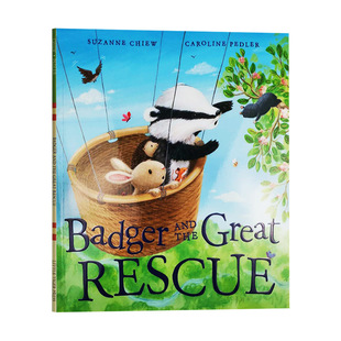 Huayan original Apsara Rescue English original Badger and the Great Rescue imported