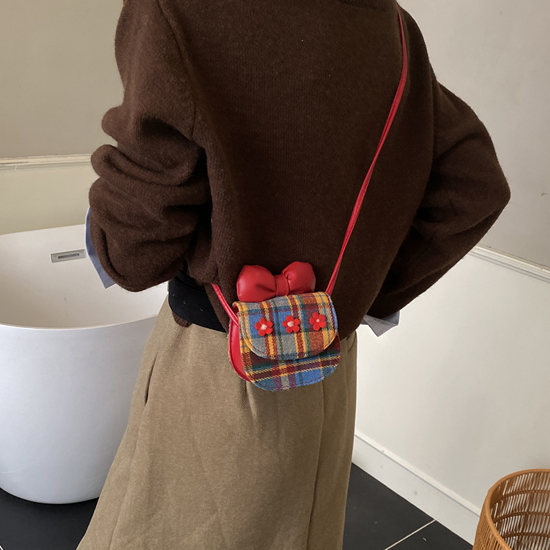 Dolces flores para niños y niñas bolsos de hombro lindos arcos mini bebé mochila 2026 nuevos bolsos para niños