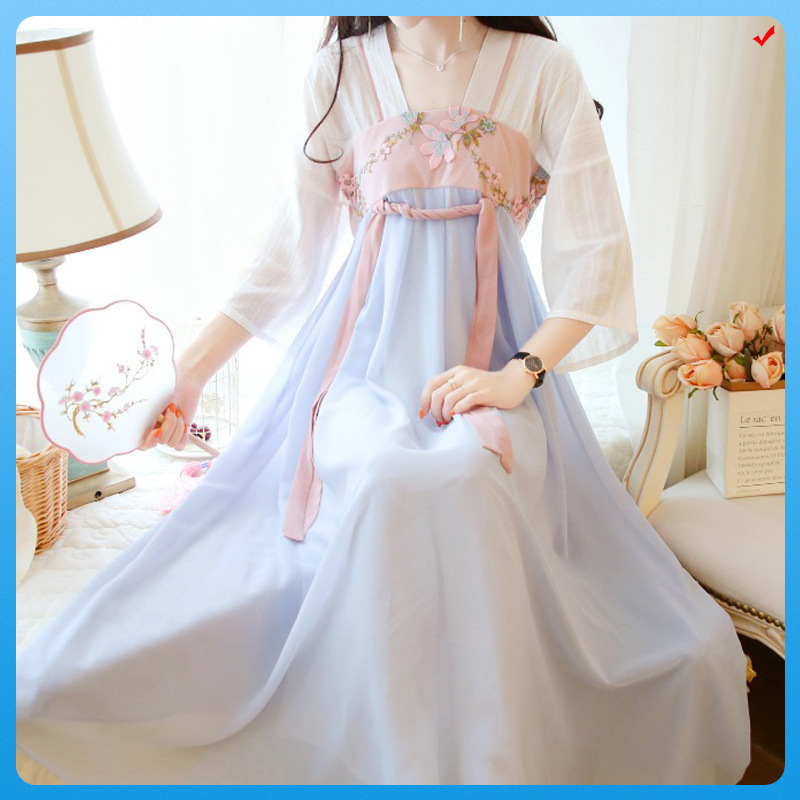 可以穿着上班的汉服古装日常可穿女风大人秋改良套装古风
