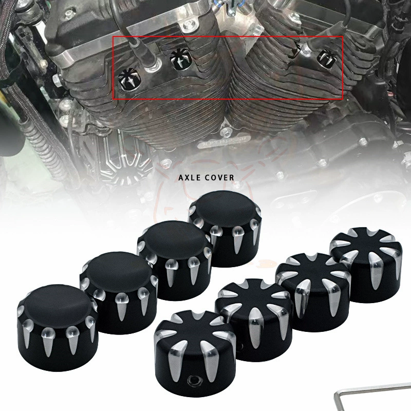 Мотоцикл Harley 883 1200x48 Softail Dyna Fat Boy, крышка свечи зажигания, головка винта, крышка винта, 4 шт.