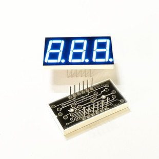 0.56-inch ultra-thin 3-bit blue digital tube KYX-5366AB 5366BB meager display 0.56-inch