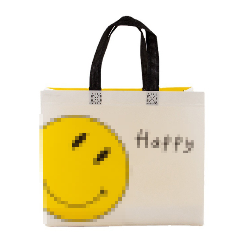 Smiley amarilla; alto 27 ancho 32 lado 10