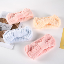 洗脸束发带女网红简约宽边化妆头套可爱高弹绑头饰敷面膜发带发箍