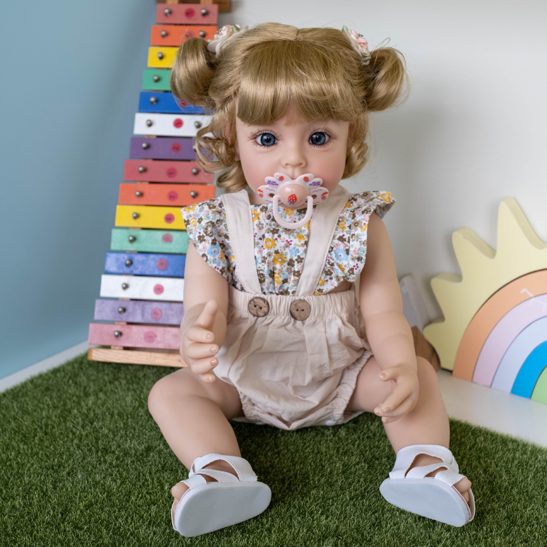NPK bienes genuinos 55cm pegamento completo simulación muñeca Suesue versión ordinaria transfronteriza e-commerce suministro