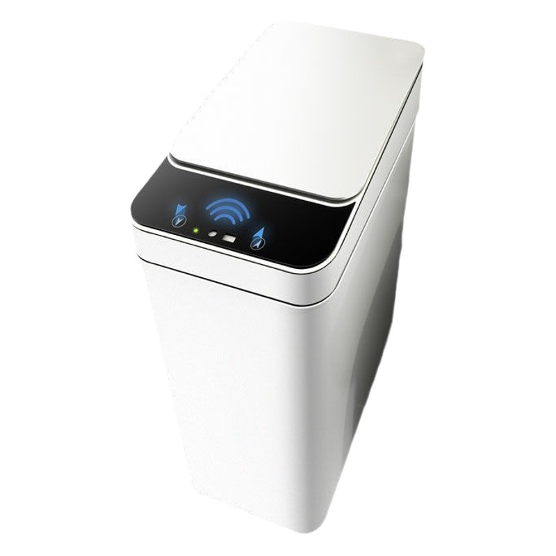 Non-contact smart trash can with lid small narrow electric trash can suitable for bedroom living room office
